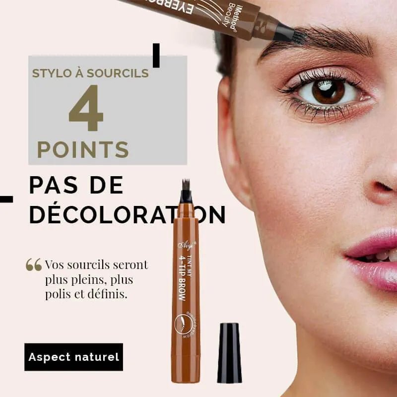 Stylo à Sourcils 4 Points - Lune de beauté